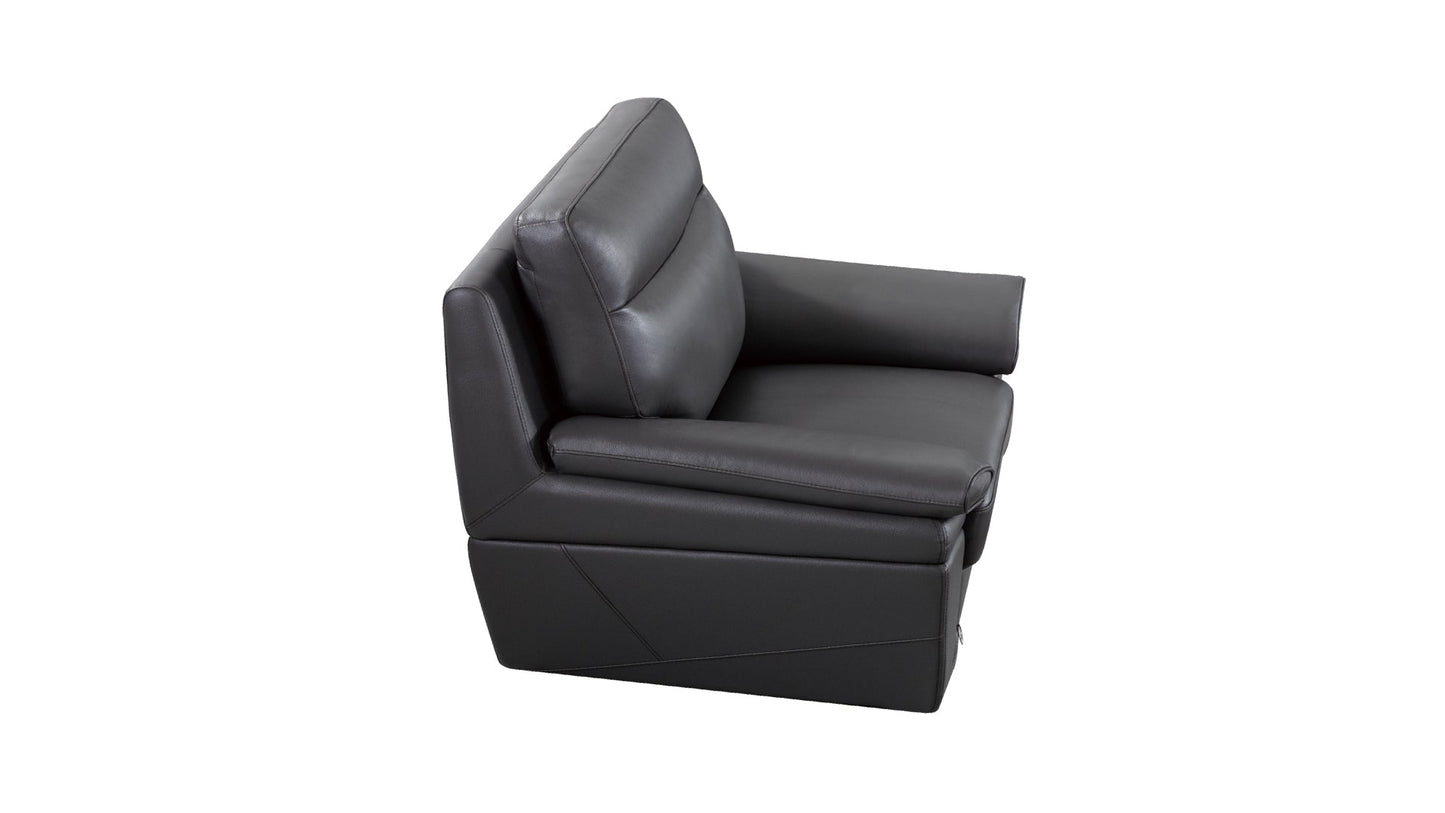 EK092 Italian Leather Sofa Set