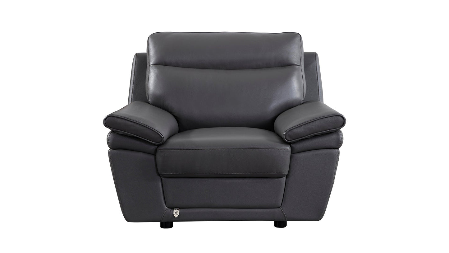 EK092 Italian Leather Sofa Set
