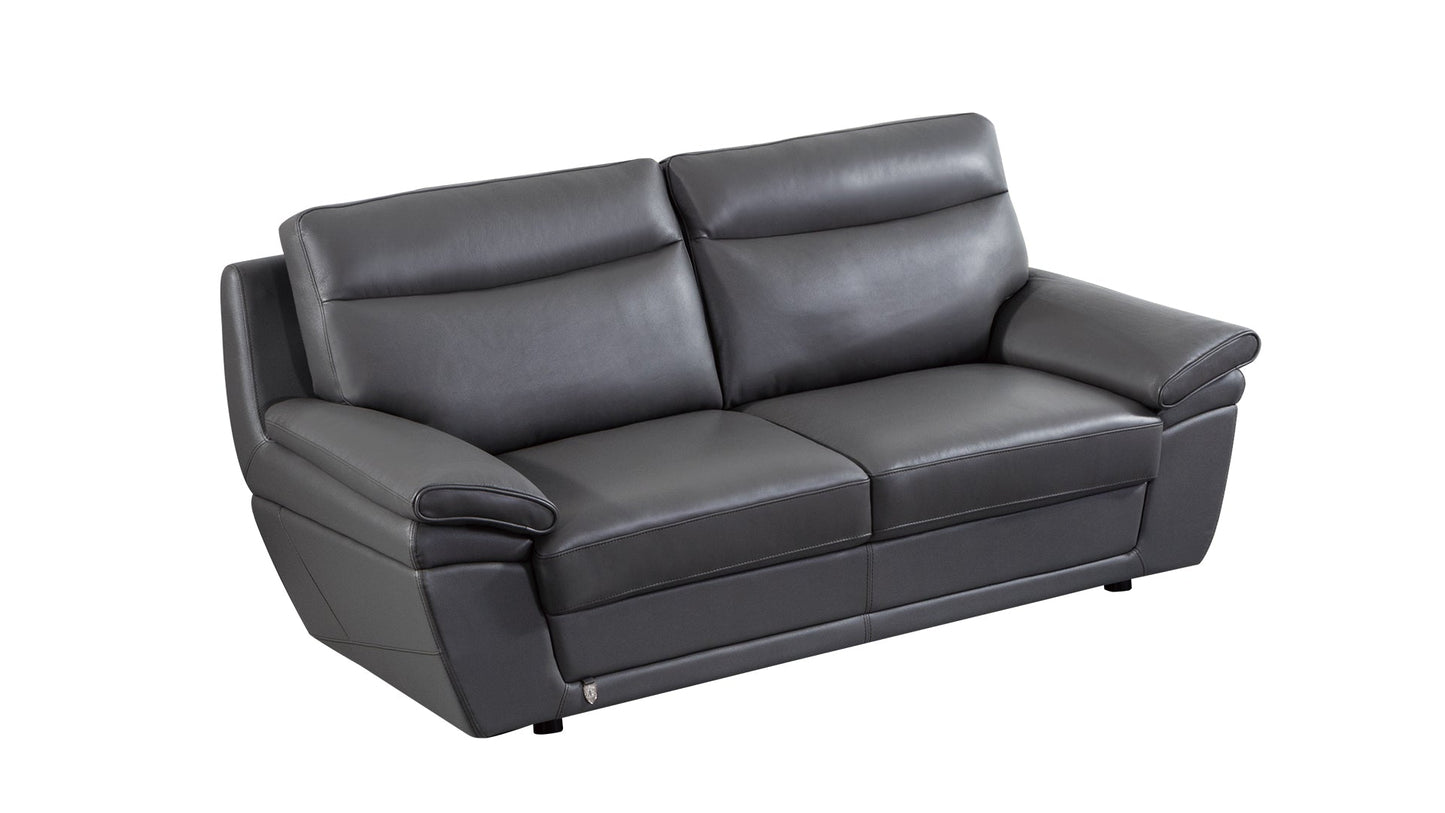 EK092 Italian Leather Sofa Set