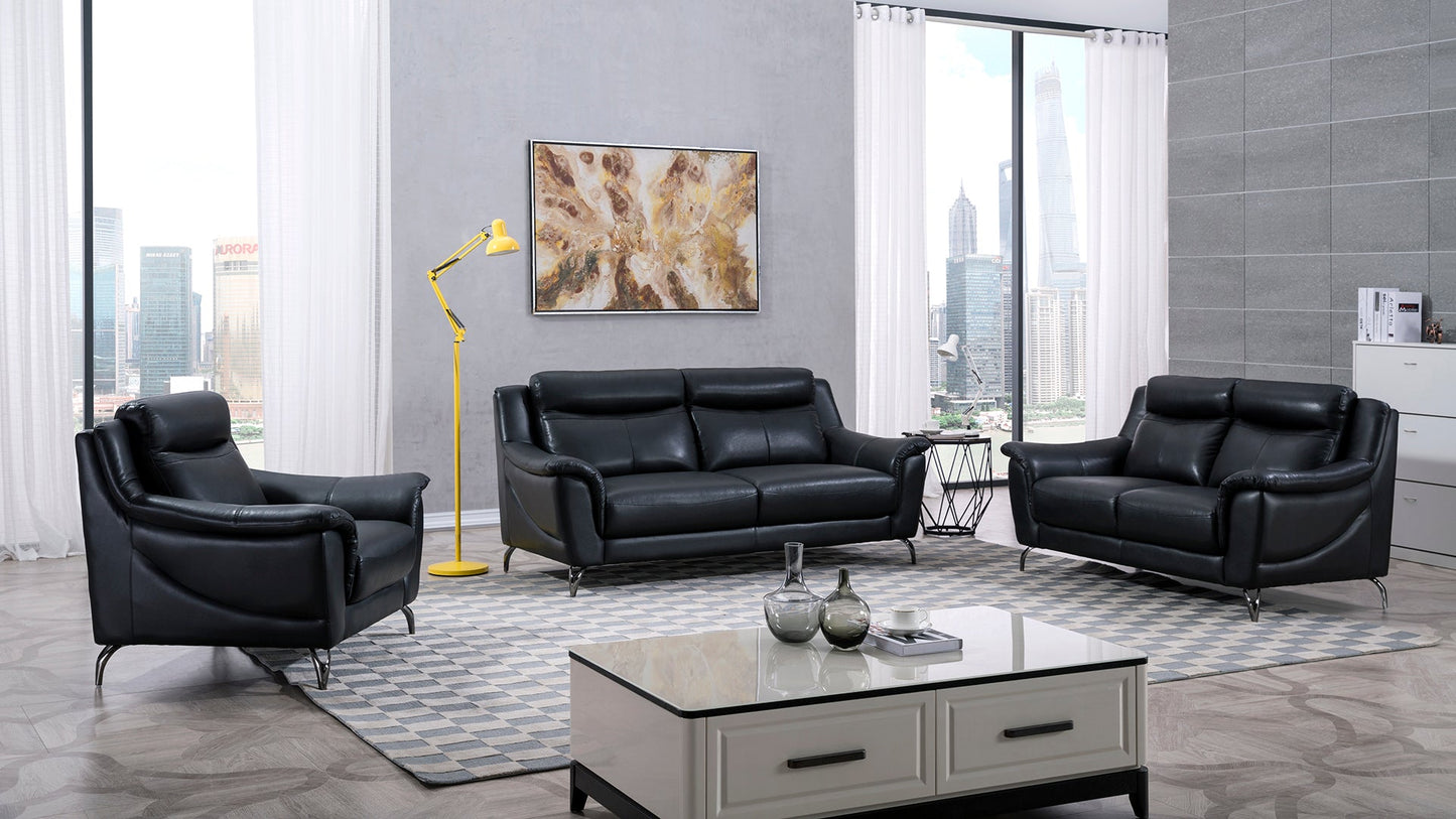 EK150 Groveson Genuine Leather Sofa Set