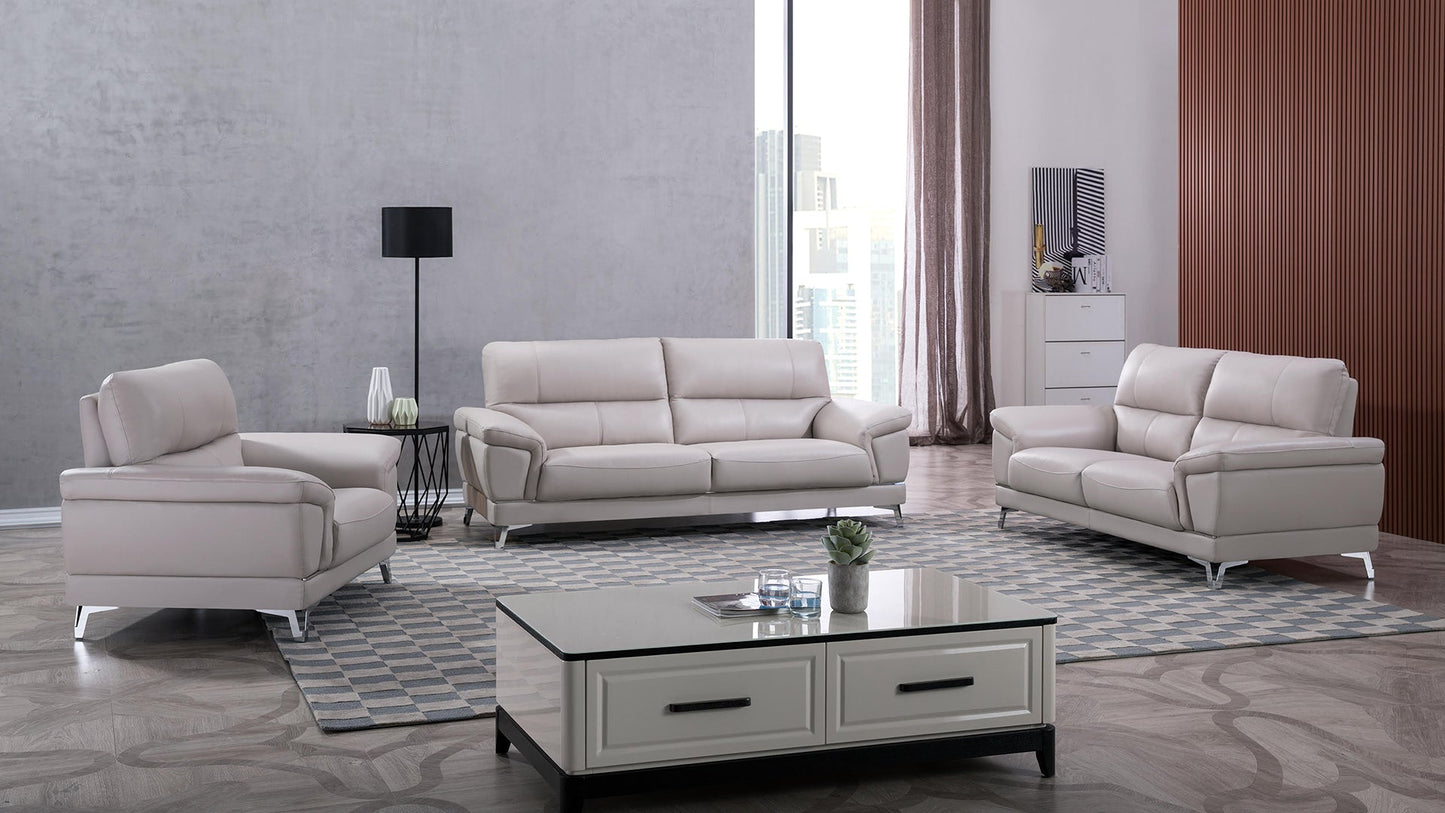 EK151 Berin Genuine Leather Sofa Set