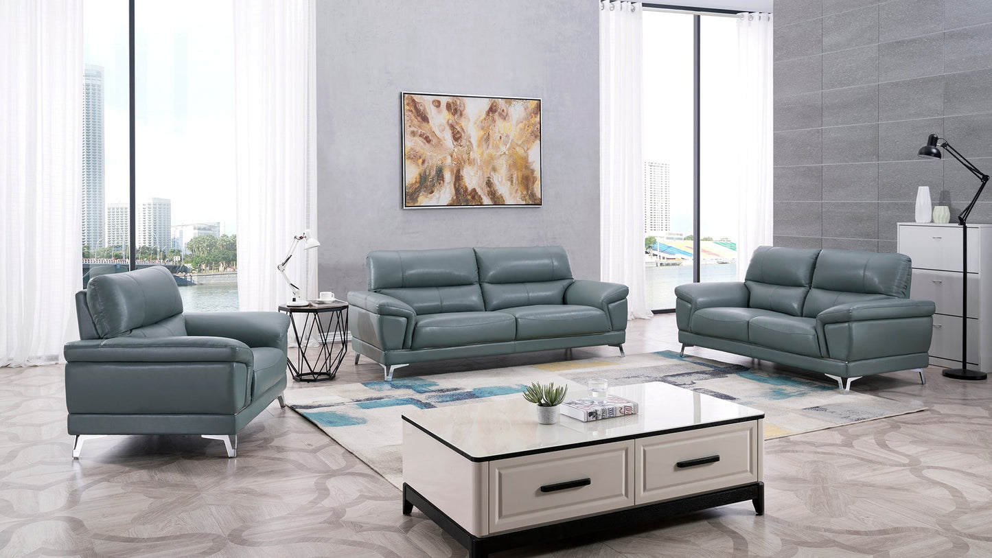 EK151 Berin Genuine Leather Sofa Set