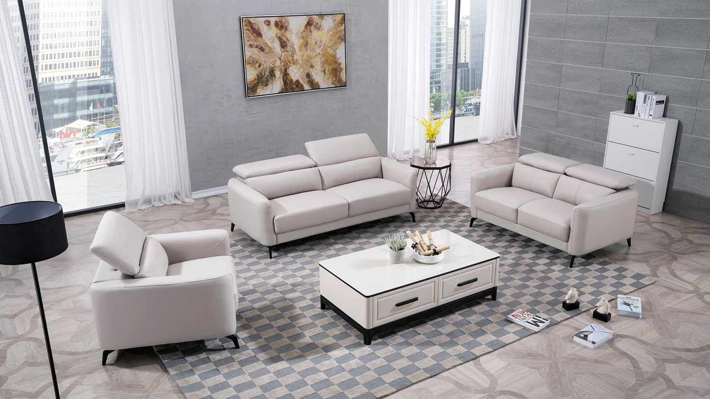 EK155 Arvelo Genuine Leather Sofa Set