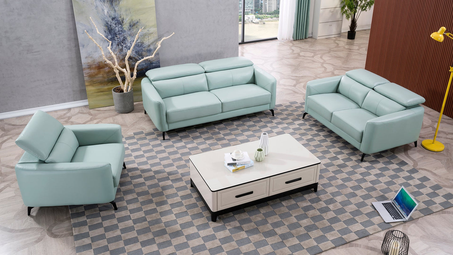 EK155 Arvelo Genuine Leather Sofa Set