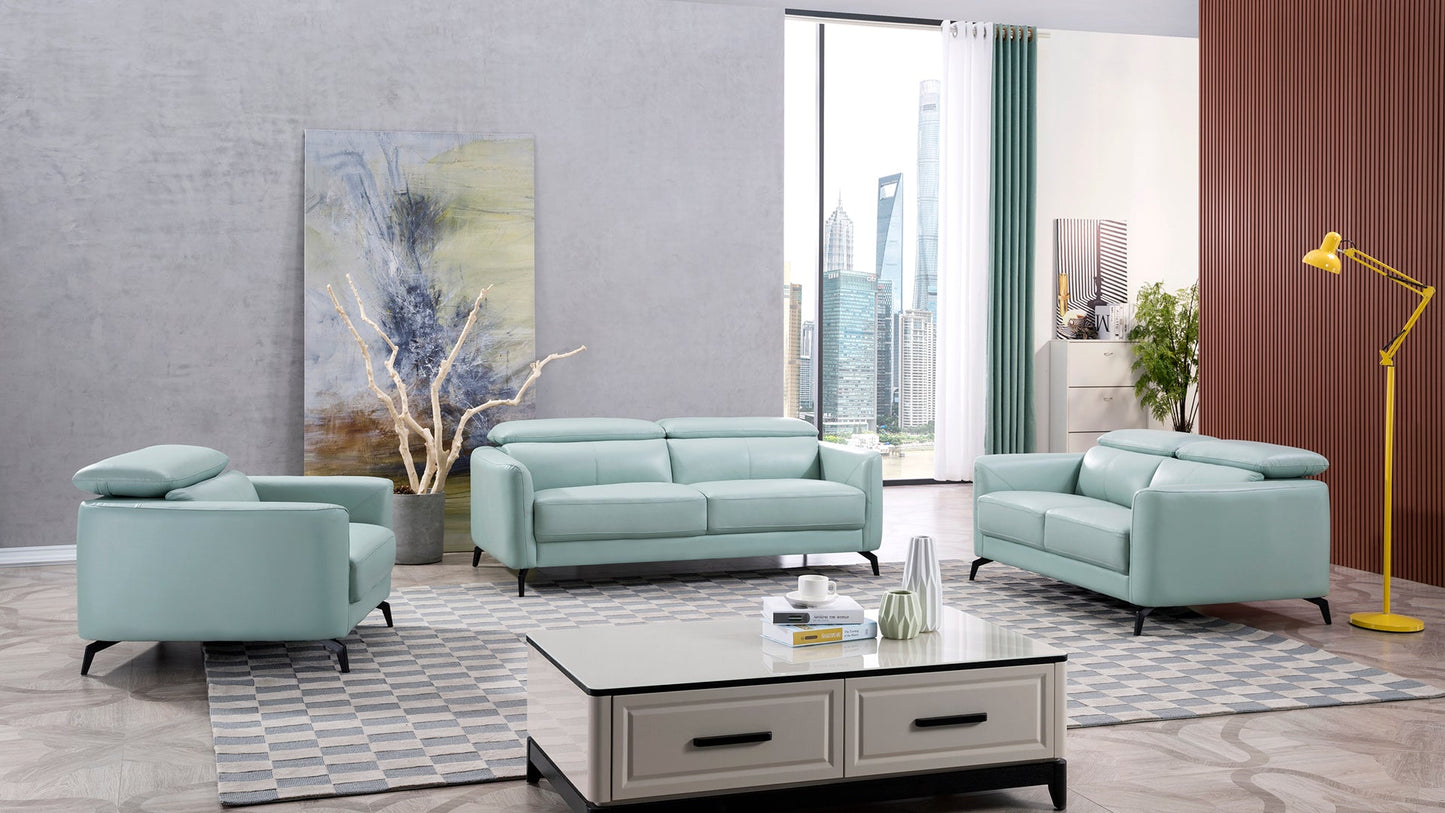 EK155 Arvelo Genuine Leather Sofa Set