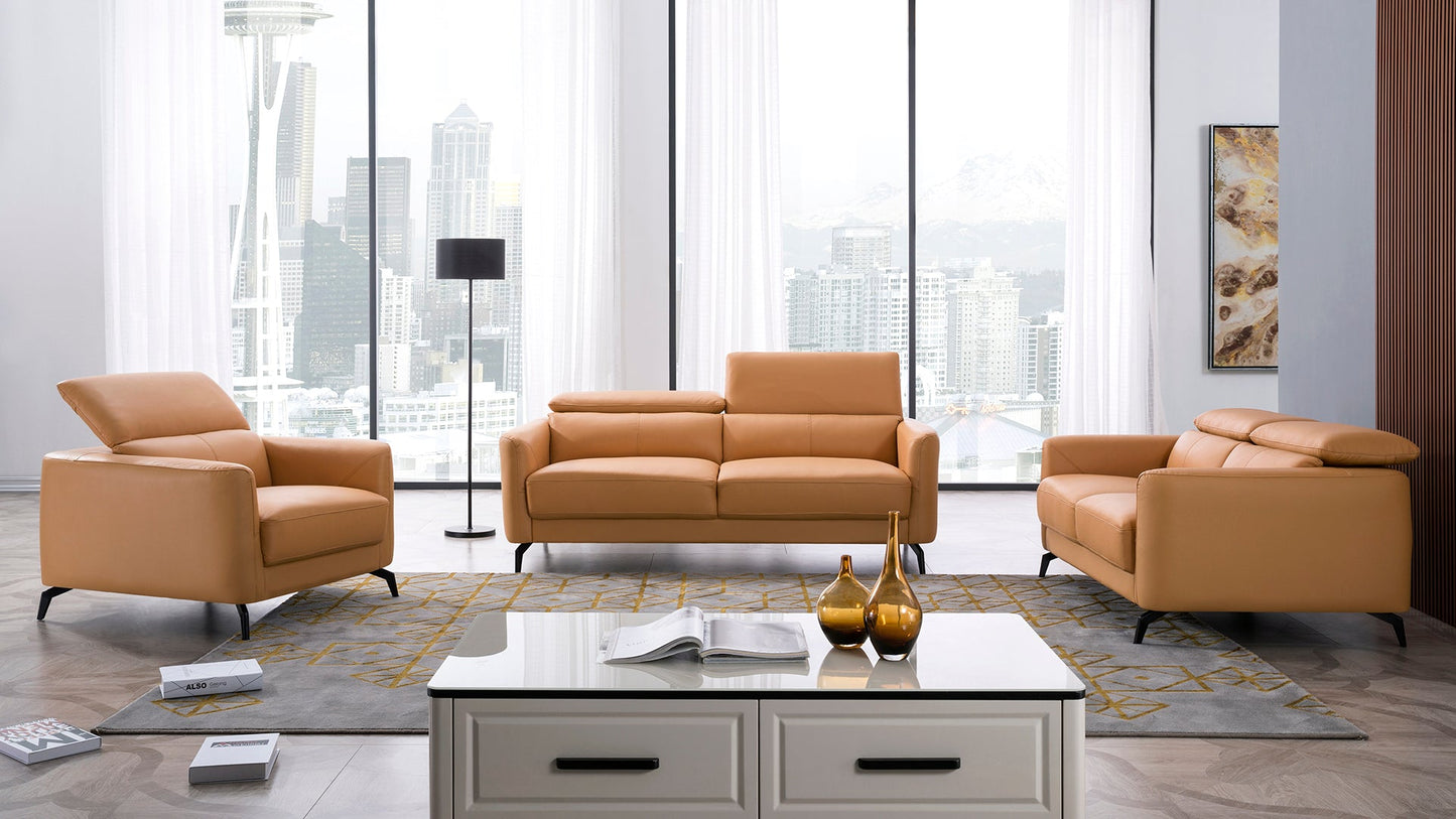 EK155 Arvelo Genuine Leather Sofa Set