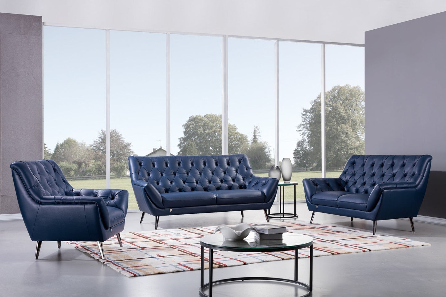 EK8003 Italian Leather Sofa Collection