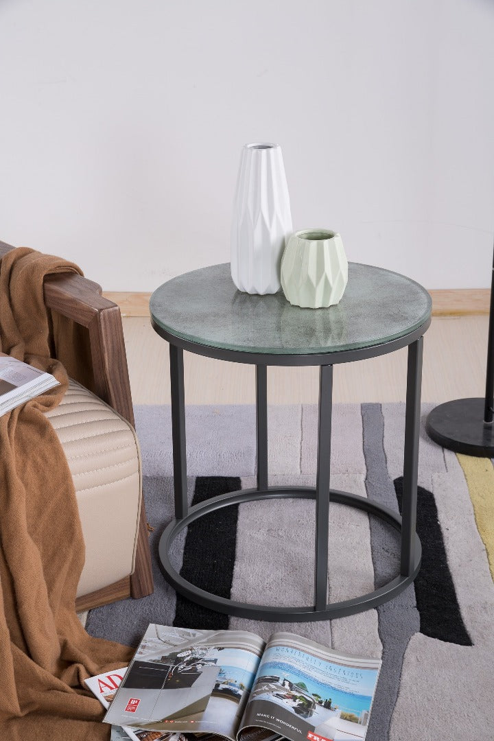 M398 Faux Marble Coffee Table & End Table Collection