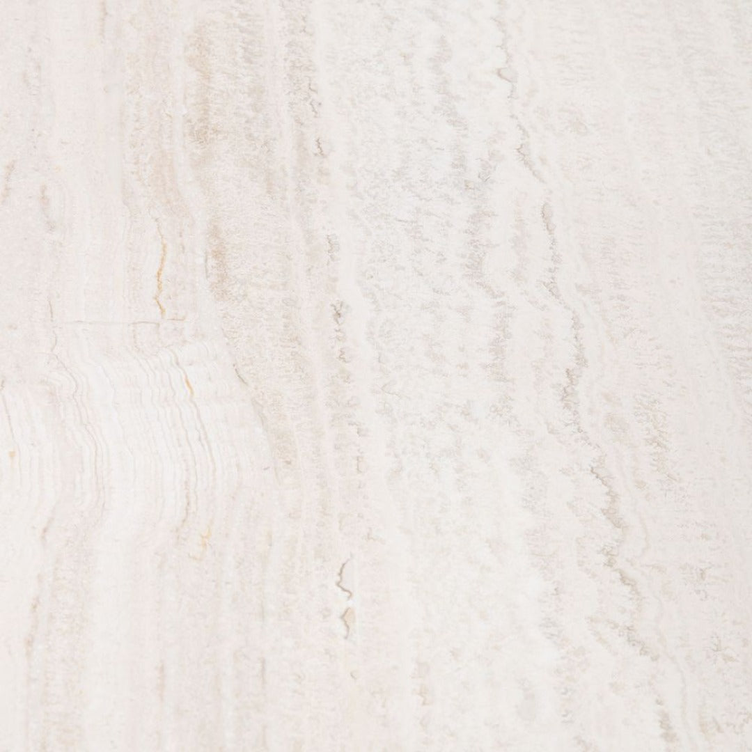 DT-M124 Faux Ivory Marble Top Dining Table