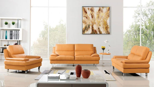 EK-B109 Genuine Leather Sofa Set