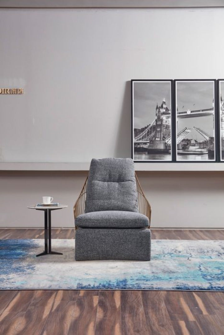 EK-CH25 Fabric Down Filled Accent Chair