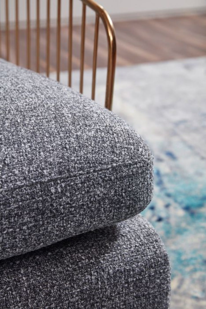 EK-CH25 Fabric Down Filled Accent Chair