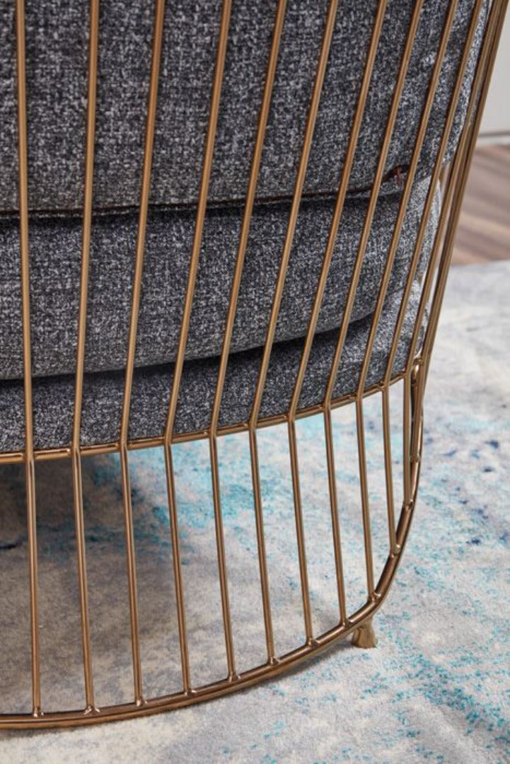 EK-CH25 Fabric Down Filled Accent Chair