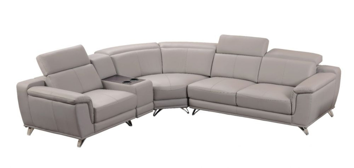 EK-L535 Genuine Leather Sectional Sofa Collection