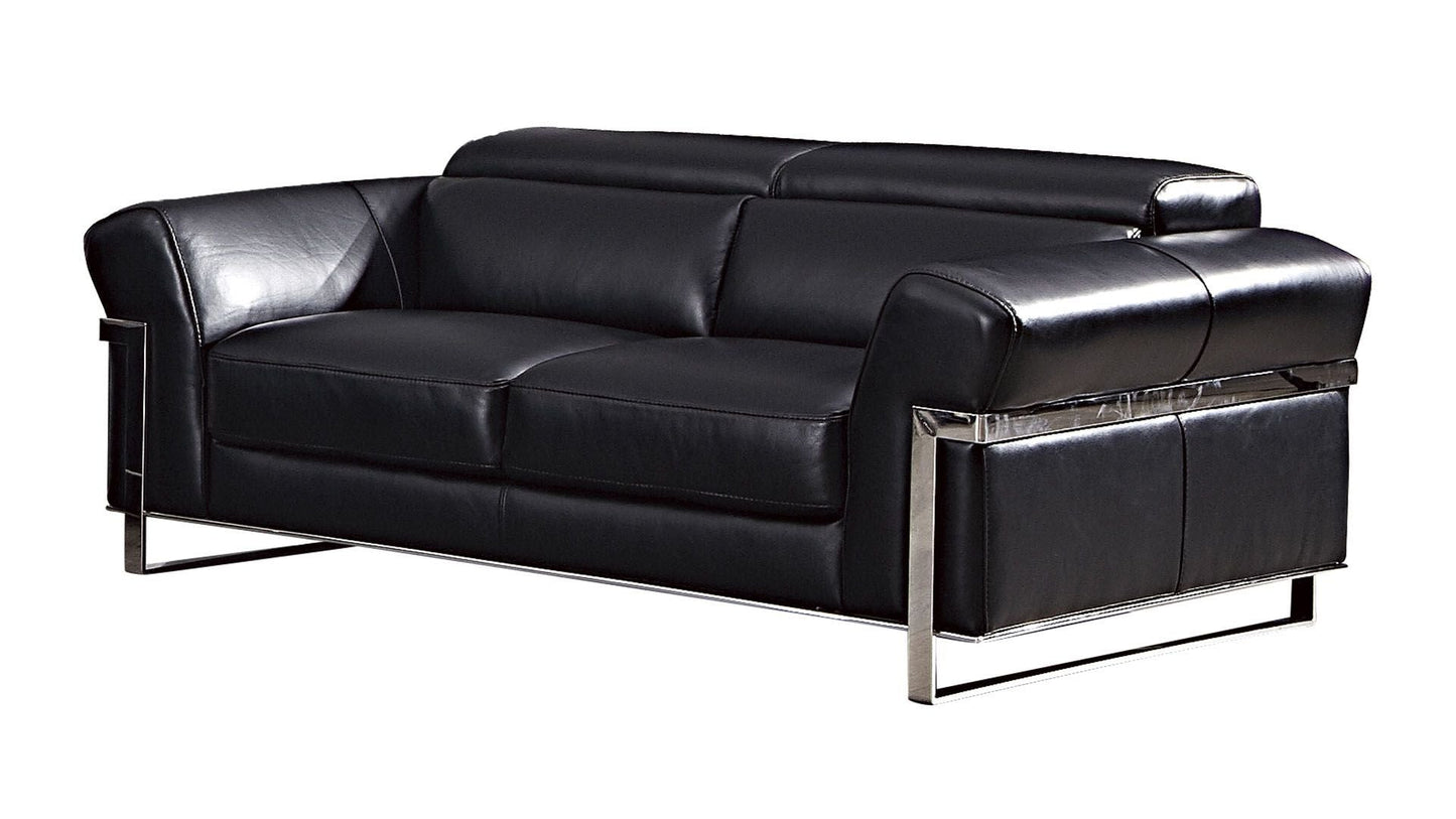 Ek012 Italian Full Leather Sofa Set