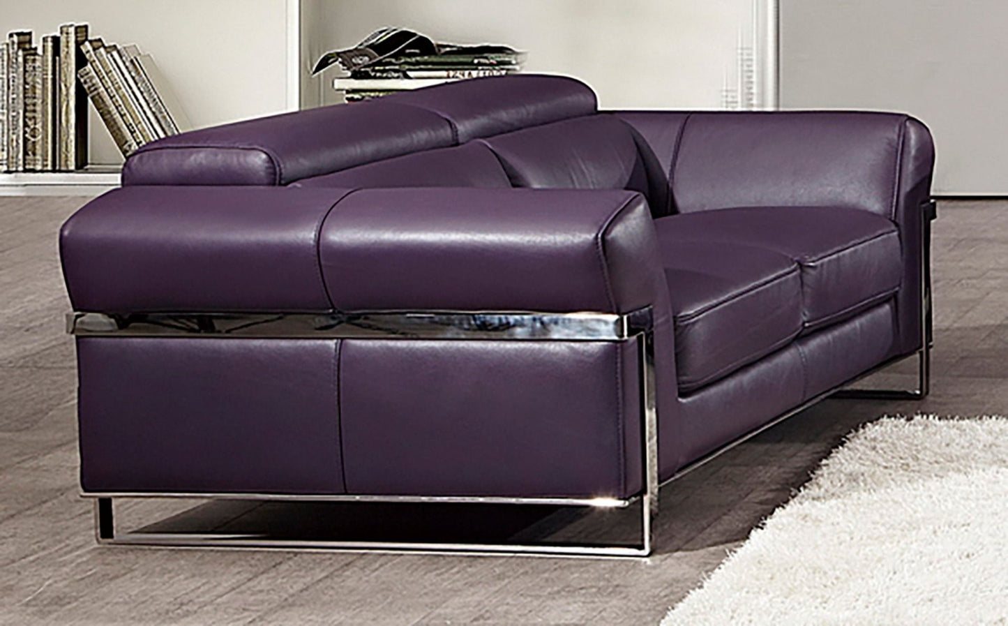Ek012 Italian Full Leather Sofa Set