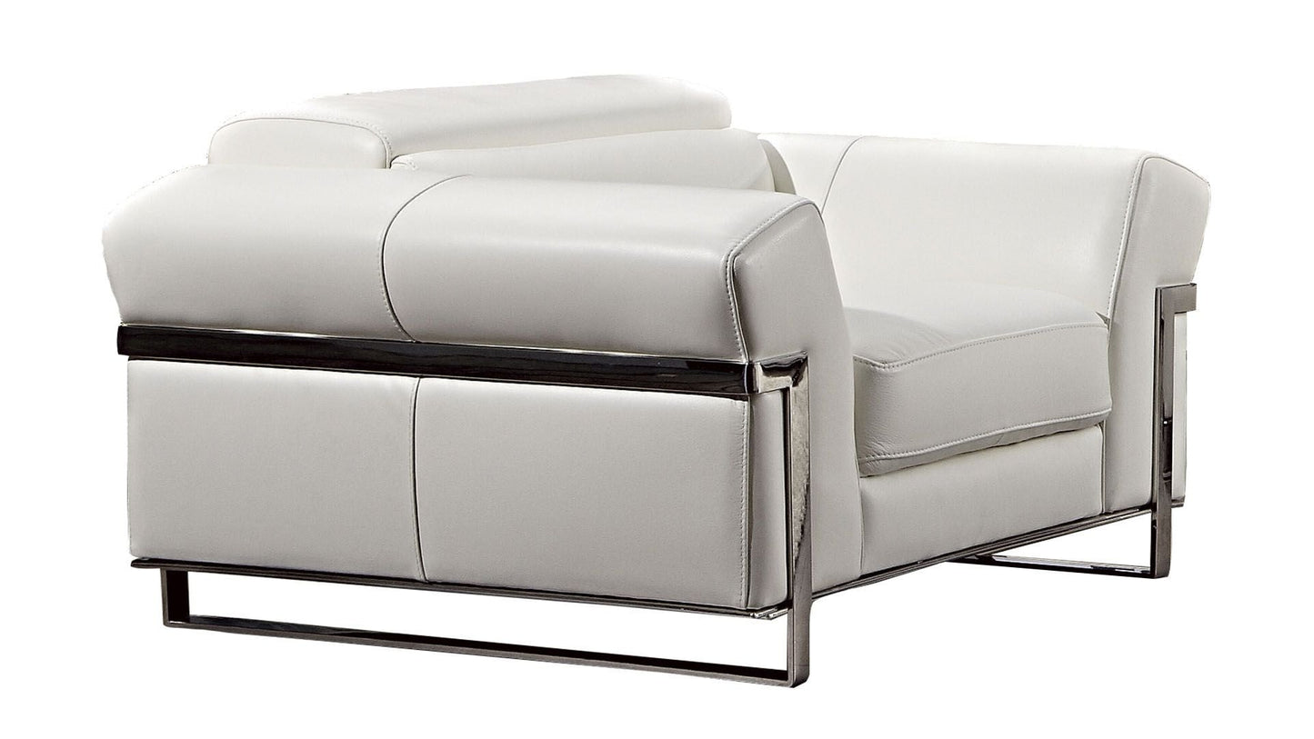 Ek012 Italian Full Leather Sofa Set