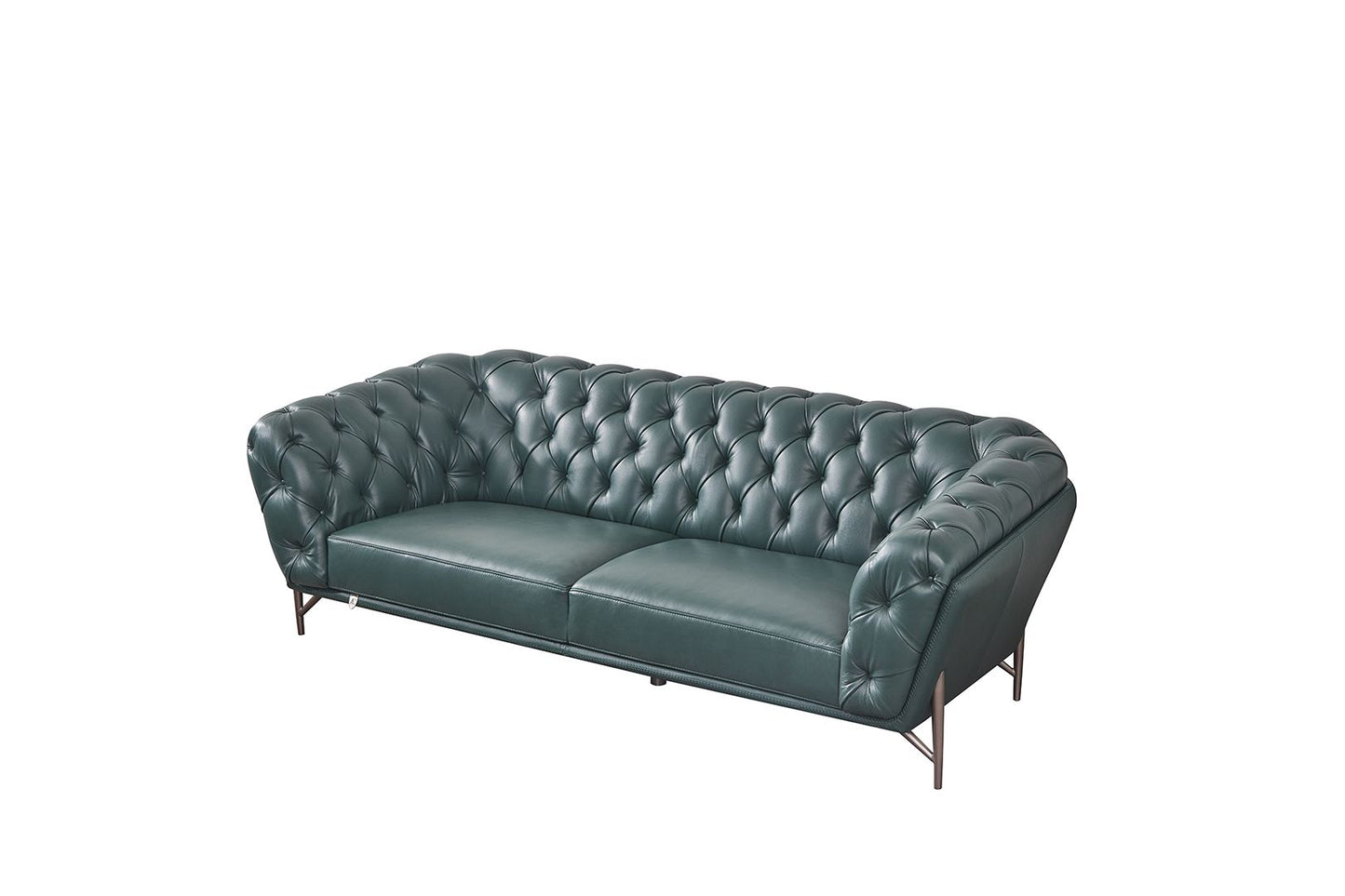 EK8009 Full Leather Sofa Set