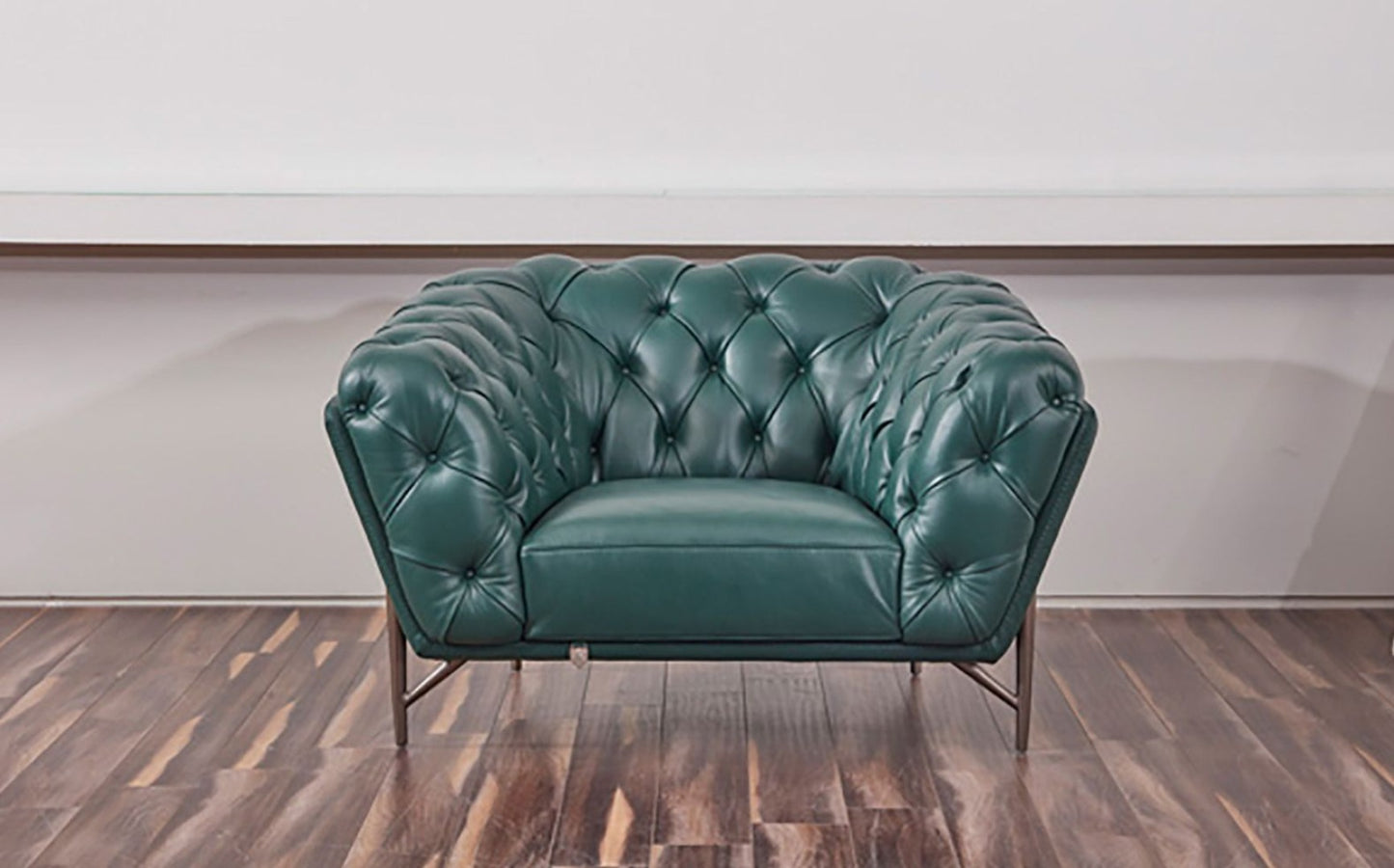 EK8009 Full Leather Sofa Set