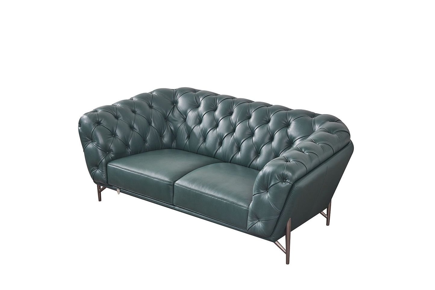 EK8009 Full Leather Sofa Set