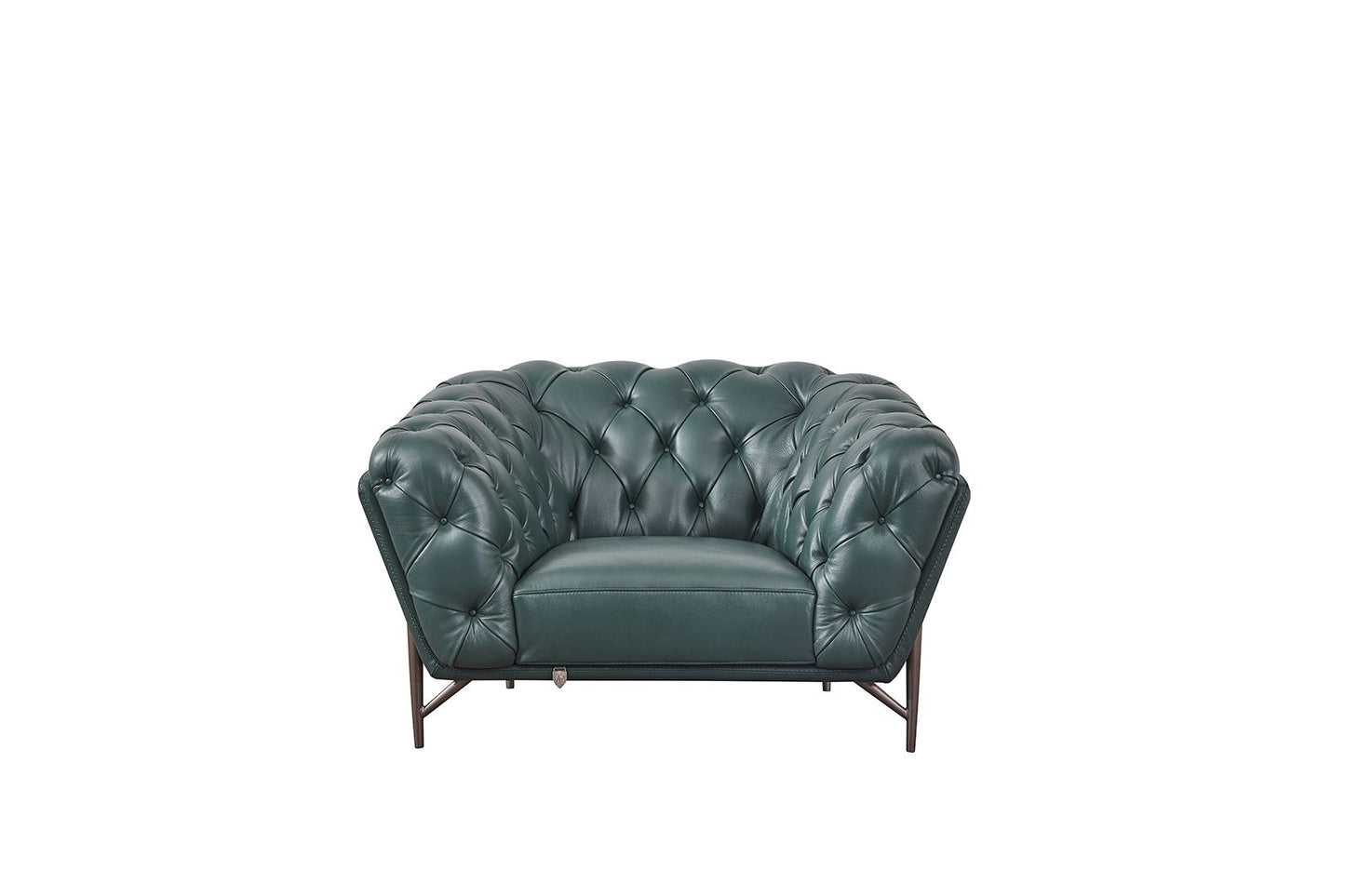 EK8009 Full Leather Sofa Set