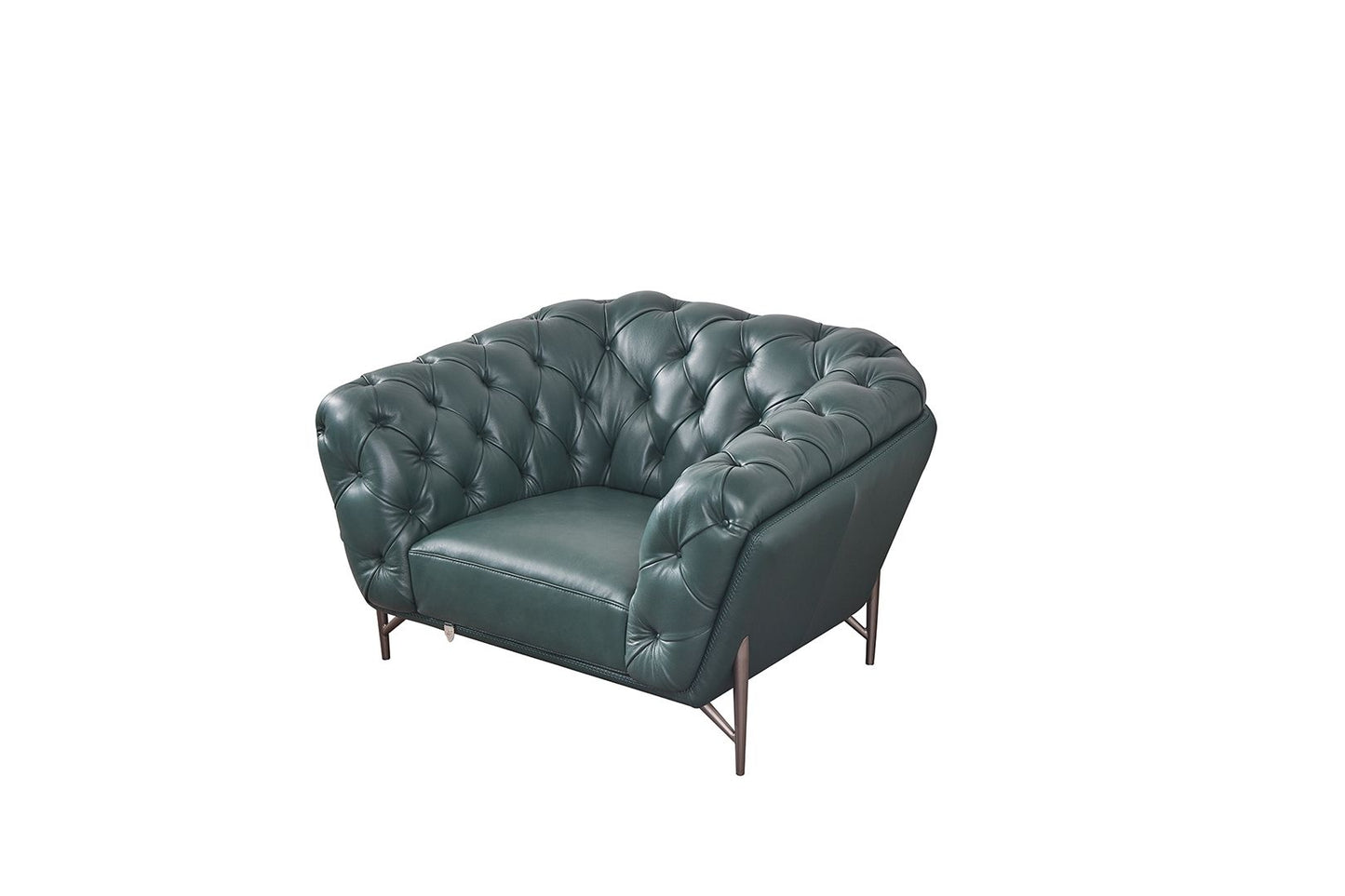 EK8009 Full Leather Sofa Set