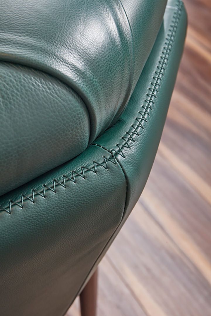 EK8009 Full Leather Sofa Set