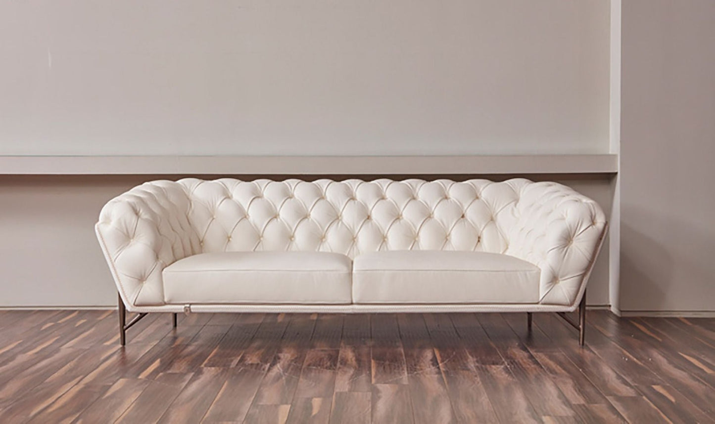 EK8009 Full Leather Sofa Set