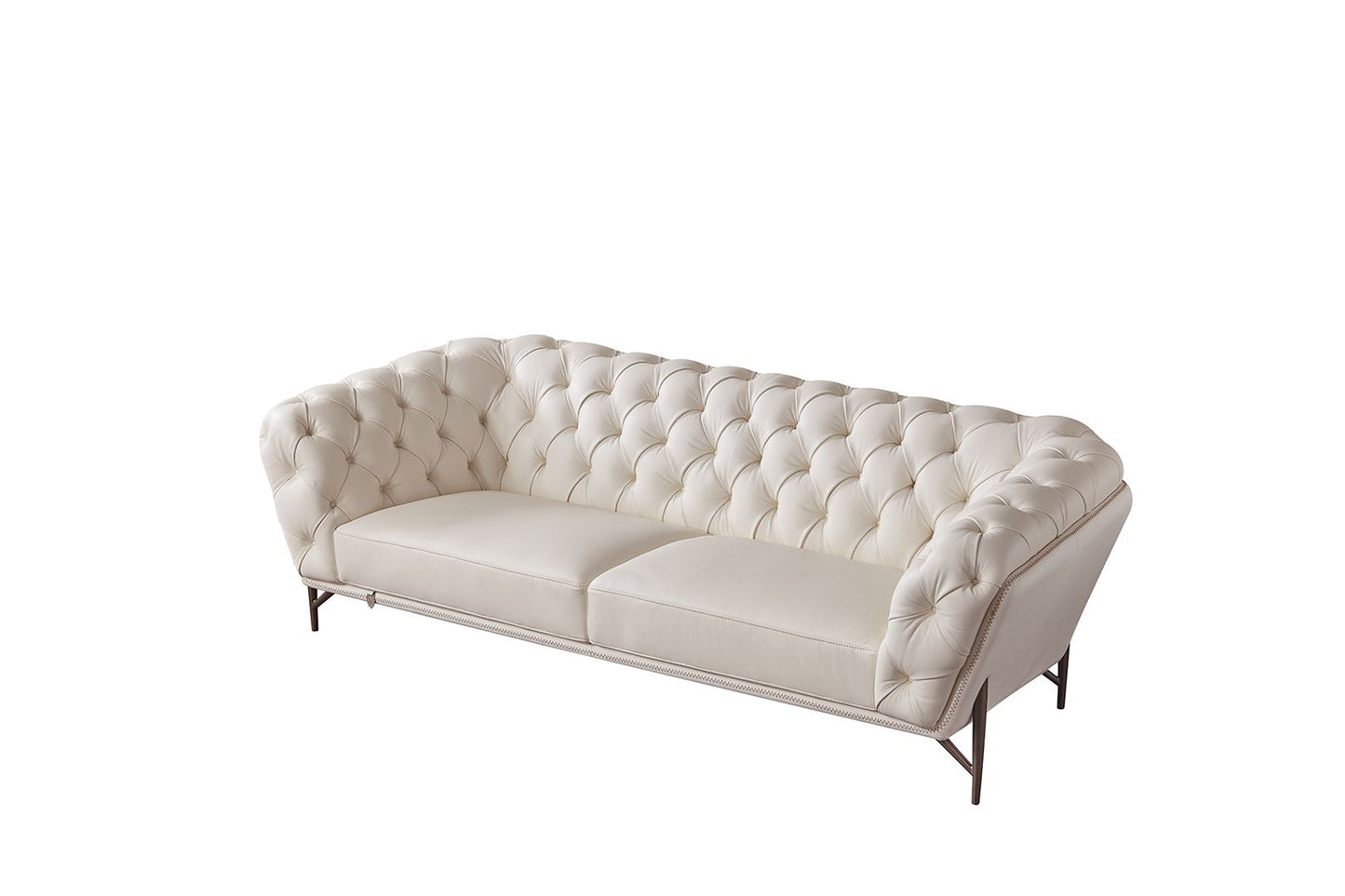 EK8009 Full Leather Sofa Set