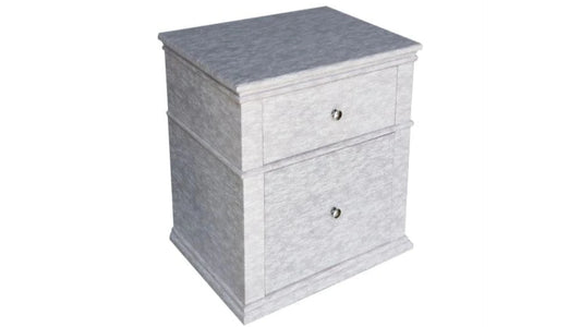 D060 Light Fabric Nightstand