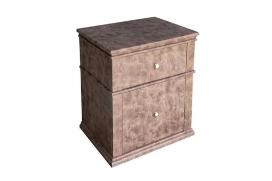 D062 Leather Air Fabric Nightstand Collection