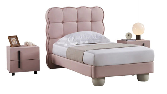 B-D083 Synthetic Leather Queen / Full/ Twin Sized Bed