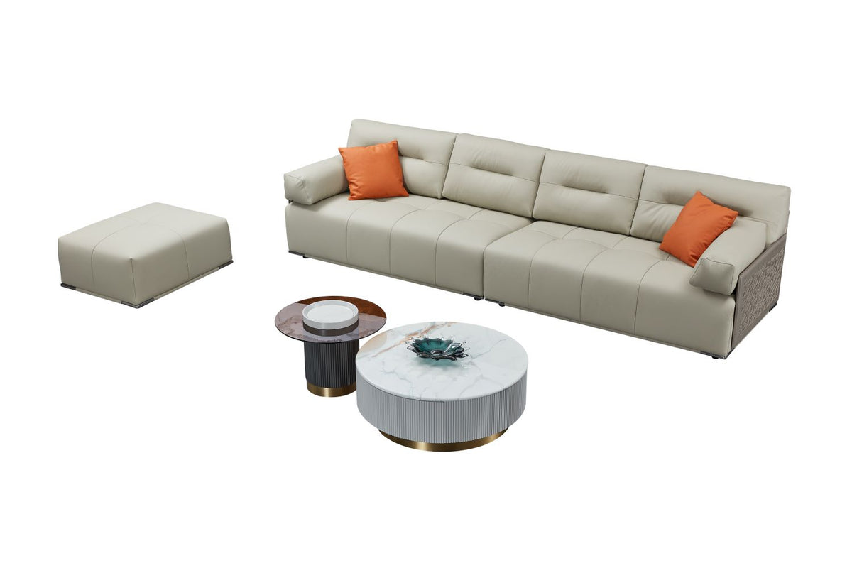EK-Y1006 Extra Long Sofa with Ottoman