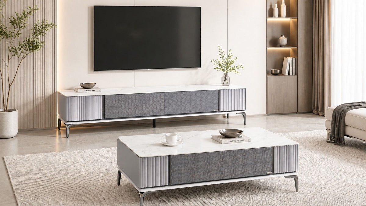 TV Stand — Sintered Stone (FC-G629)