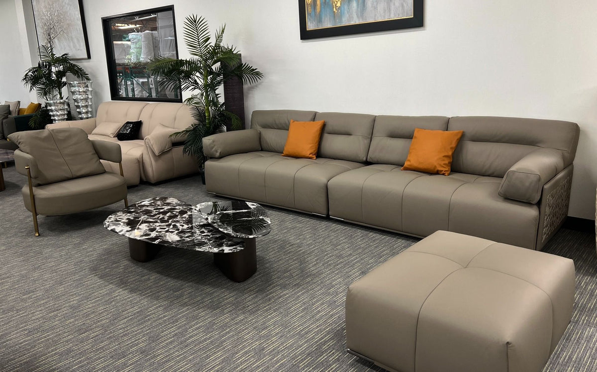 EK-Y1006 Extra Long Sofa with Ottoman