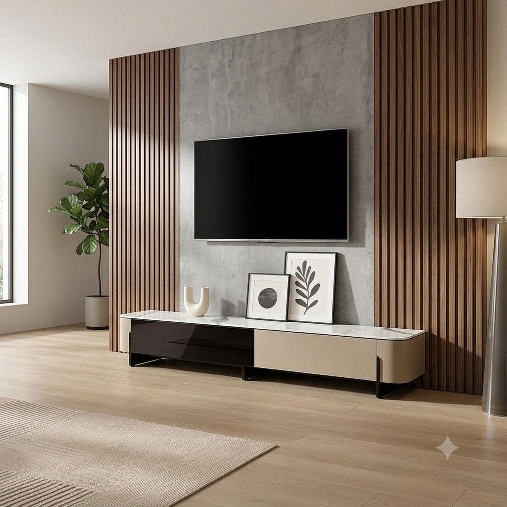 TV Stand — Faux Marble (FC-G630)