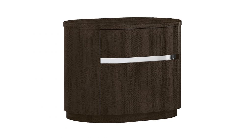 P115 Dark Walnut Finish Night Stand Cabinet