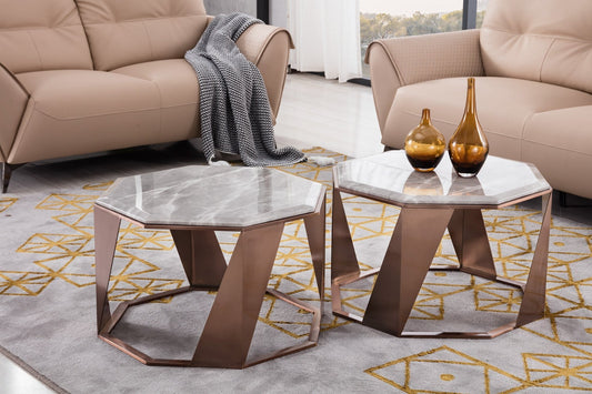 CT-J1833 Faux Marble Coffee Table