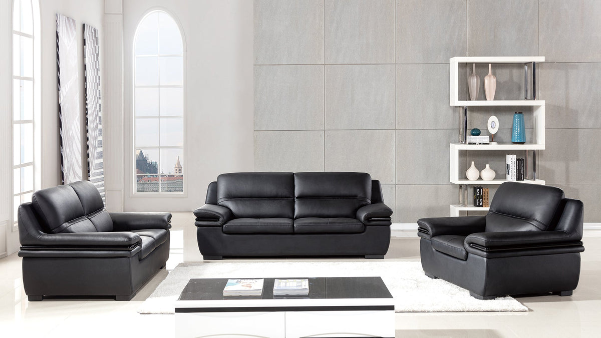 EK-B113 Genuine Leather Sofa Set