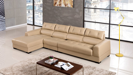 EK-L200 Genuine Leather Sectional Sofa Collection