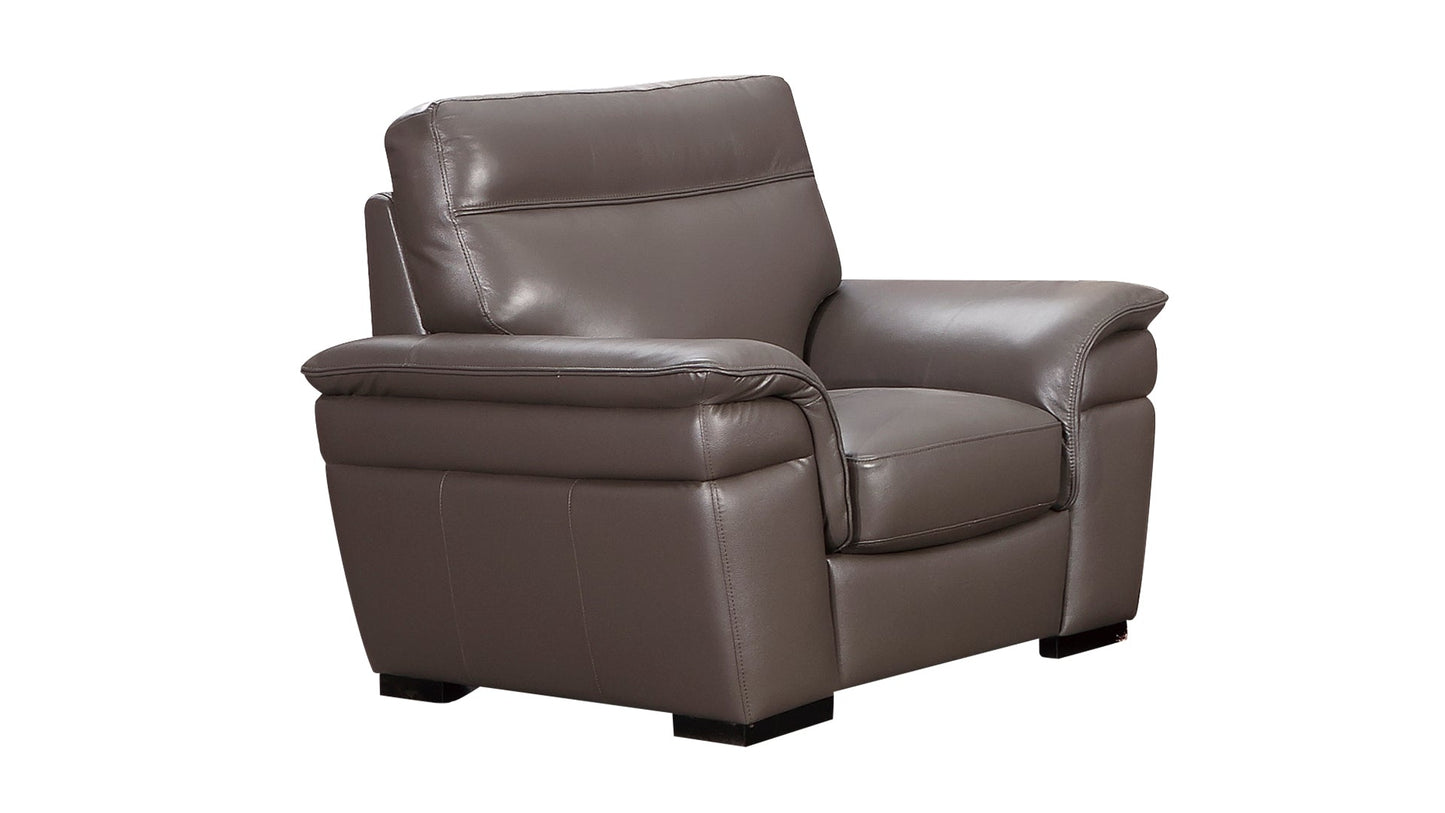 EK020 Italian Leather Sofa Set