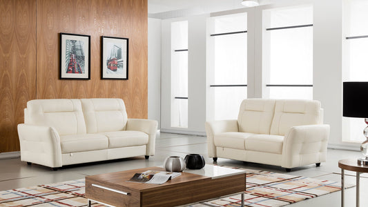EK090 Italian Leather Sofa Set