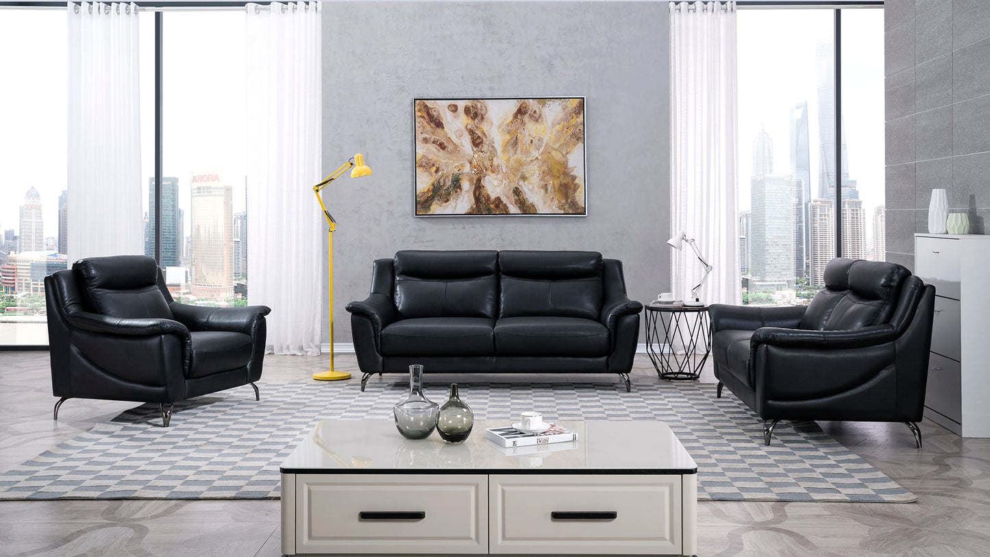 EK150 Groveson Genuine Leather Sofa Set