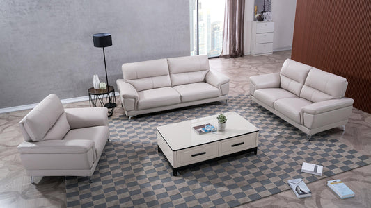 EK151 Berin Genuine Leather Sofa Set