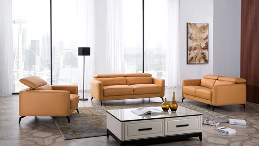 EK155 Arvelo Genuine Leather Sofa Set