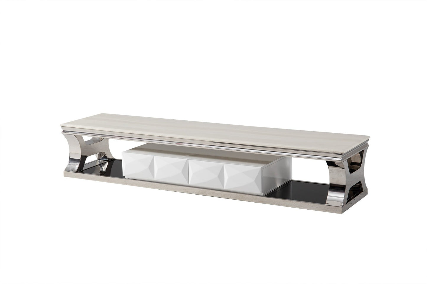J828 Faux Marble TV Stand, End Table, Coffee Table Collection