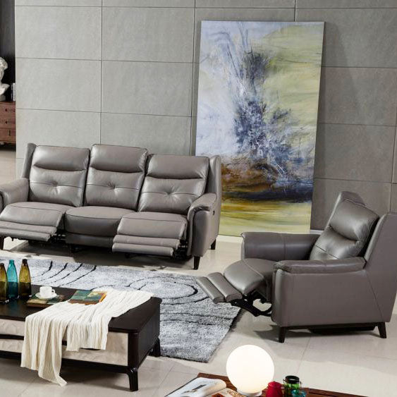 EK-H237 Top-grain Cow Hide Power Recliner Collection