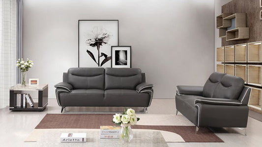 EK531 Leather Sofa Set