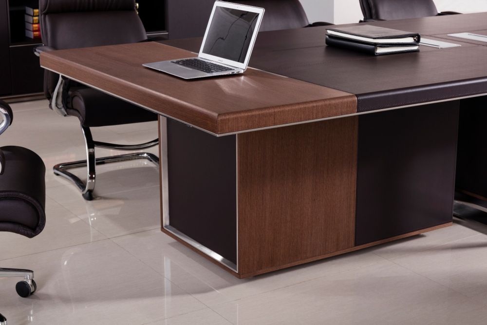 W-68 Dark Brown Leatherette Executive Office Collection