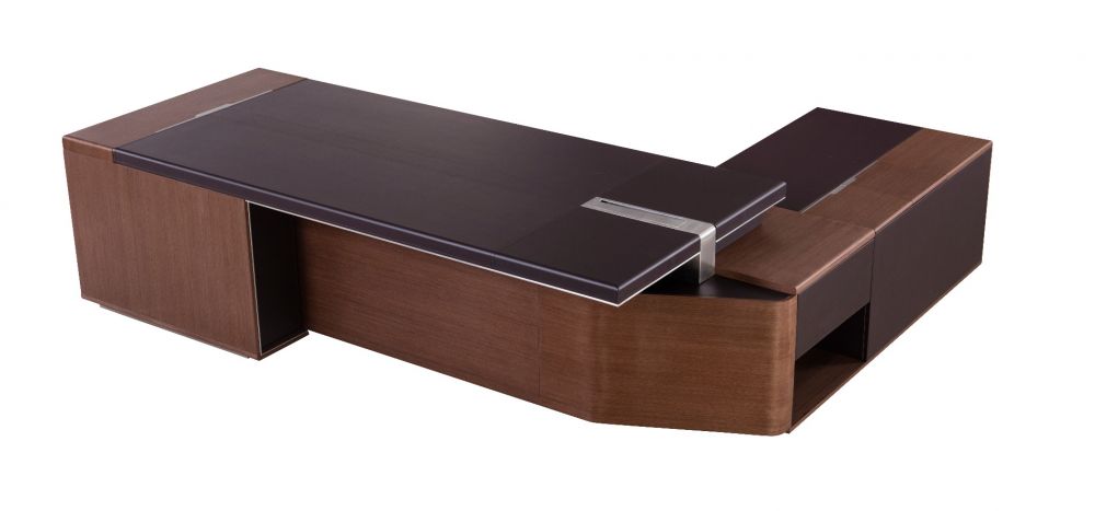 W-68 Dark Brown Leatherette Executive Office Collection